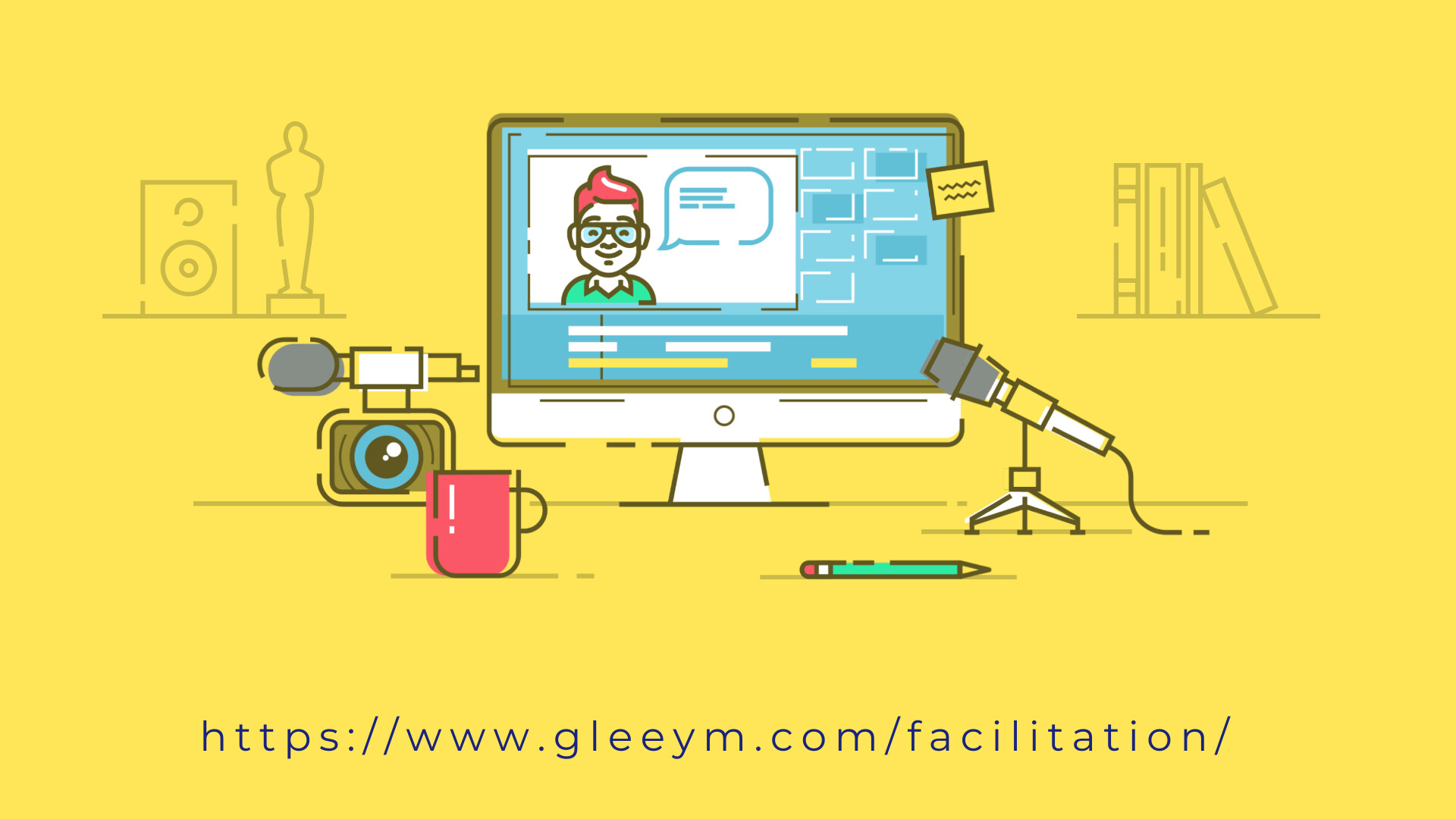 GleeYM facilitates online workshops